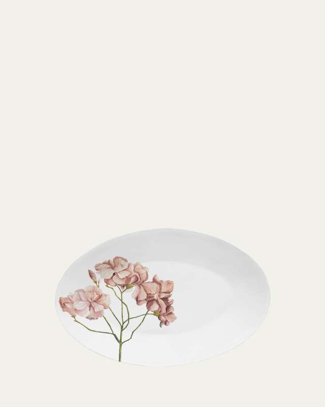 Nerium Oleander Oval Platter